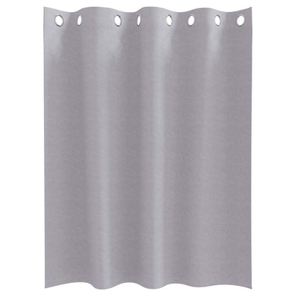 Blackout Curtains with Curtains Metal Grey Polyester