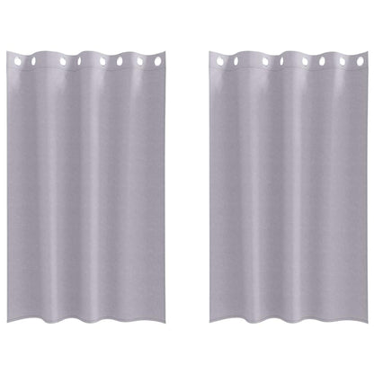 Blackout Curtains with Curtains Metal Grey Polyester