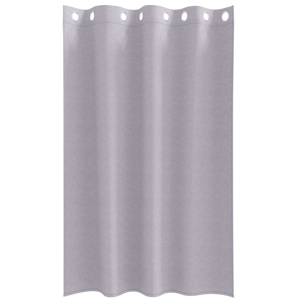Blackout Curtains with Curtains Metal Grey Polyester