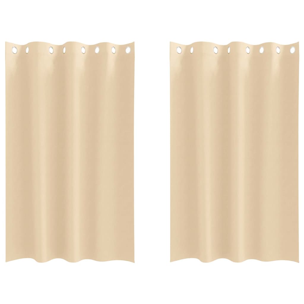 Blackout Curtains with Curtains Cream Polyester