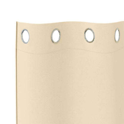 Blackout Curtains with Curtains Cream Polyester