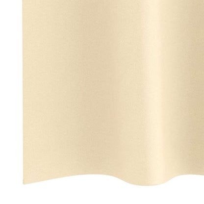 Blackout Curtains with Curtains Cream Polyester