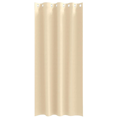 Blackout Curtains with Curtains Cream Polyester