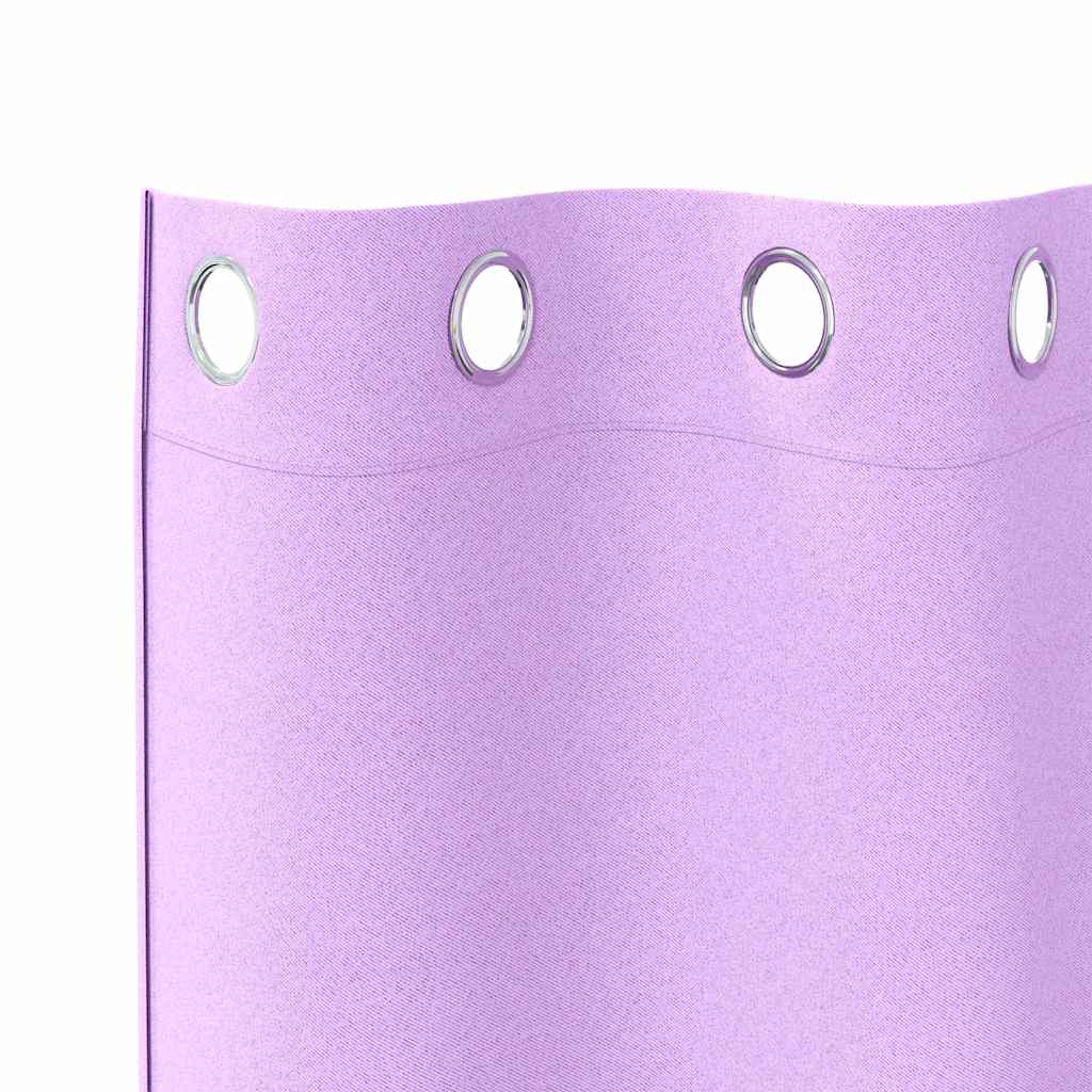 Blackout Curtains with Curtains Purple Polyester