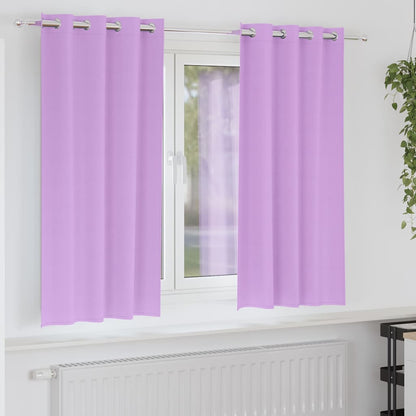 Blackout Curtains with Curtains Purple Polyester