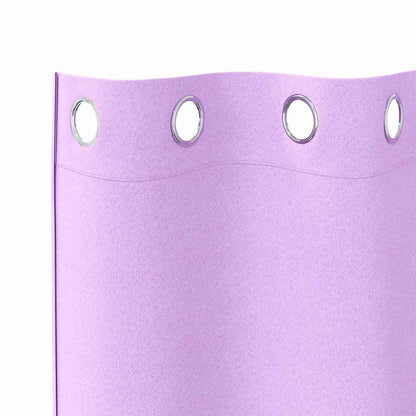 Blackout Curtains with Curtains Purple Polyester
