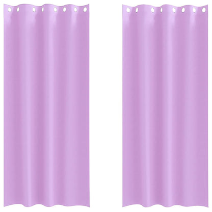 Blackout Curtains with Curtains Purple Polyester