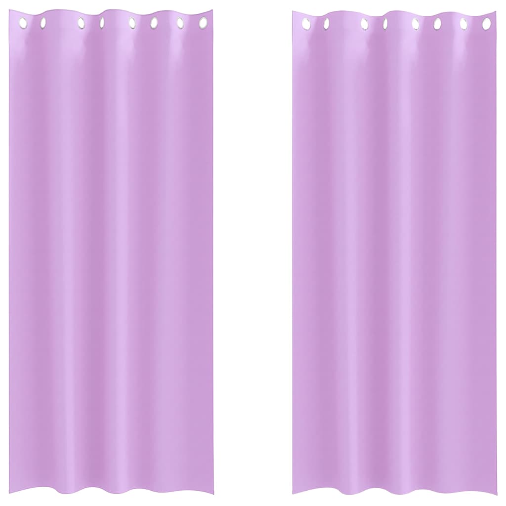 Blackout Curtains with Curtains Purple Polyester