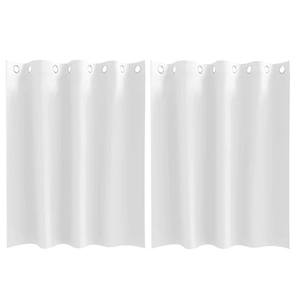 Blackout Curtains with Curtains Pure White Polyester