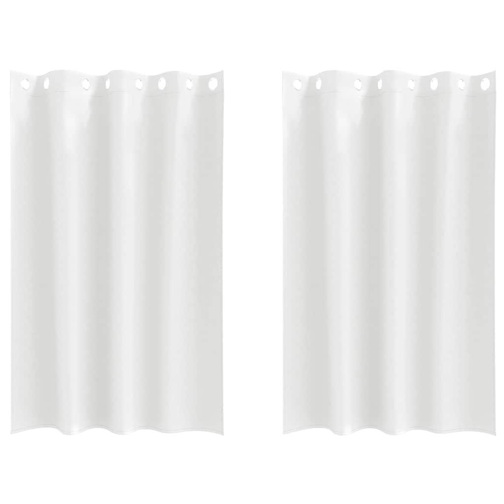 Blackout Curtains with Curtains Pure White Polyester