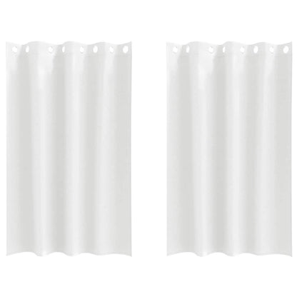 Blackout Curtains with Curtains Pure White Polyester