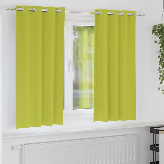 Blackout Curtains with Curtains Green Polyester