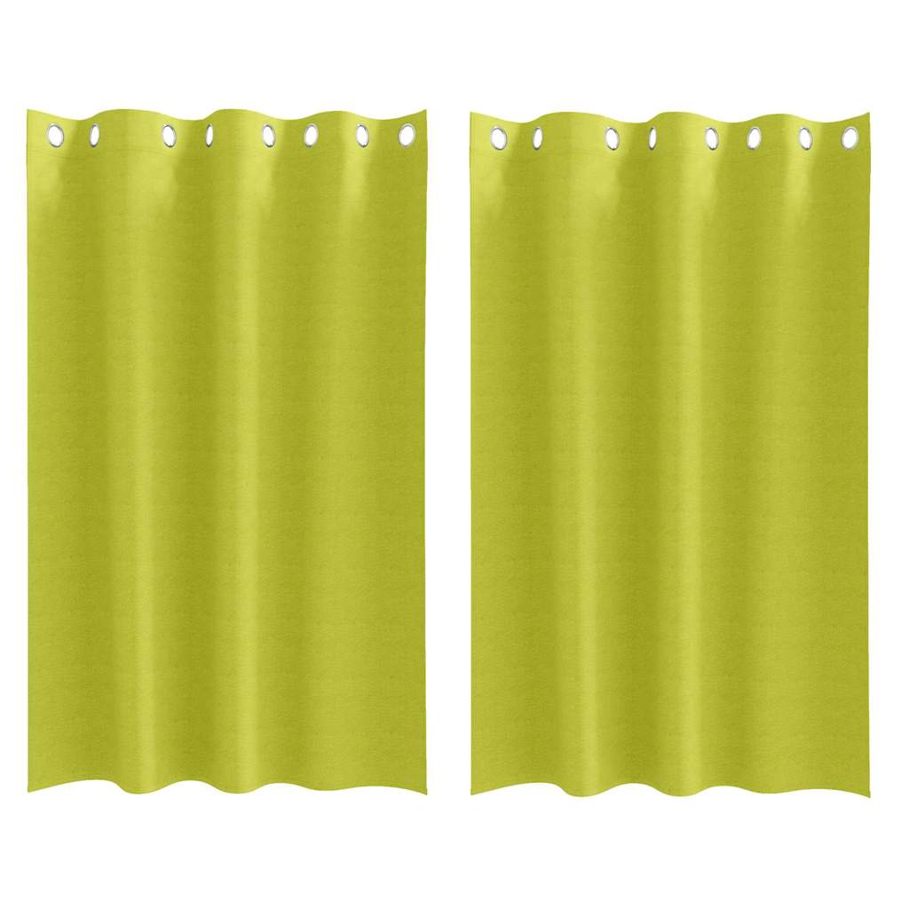Blackout Curtains with Curtains Green Polyester