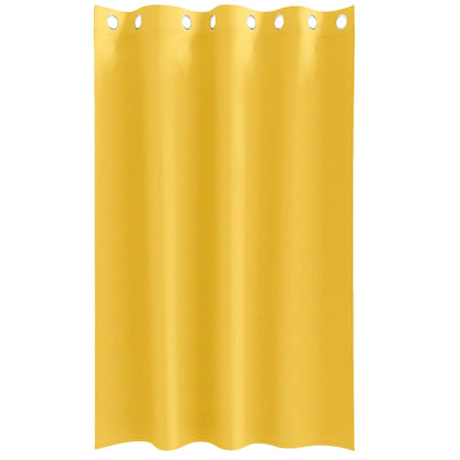 Blackout Curtains with Curtains Mustard Yellow Polyester