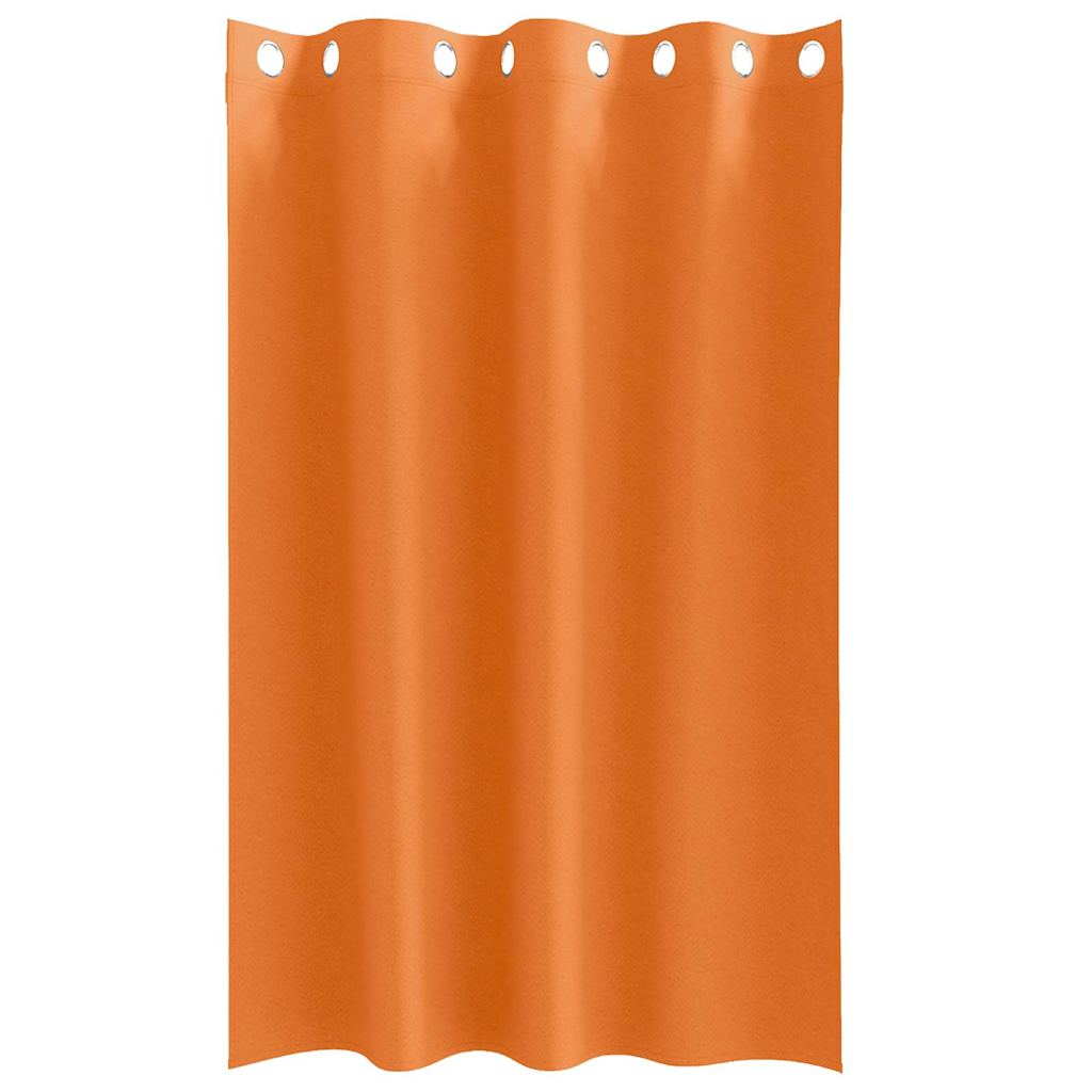 Blackout Curtains with Curtains Bright Orange Polyester