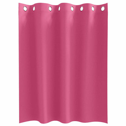 Blackout Curtains with Curtains Bright Pink Polyester
