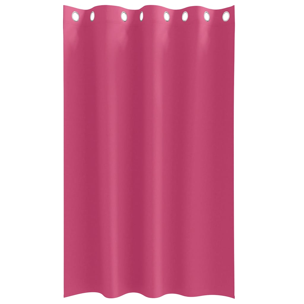 Blackout Curtains with Curtains Bright Pink Polyester