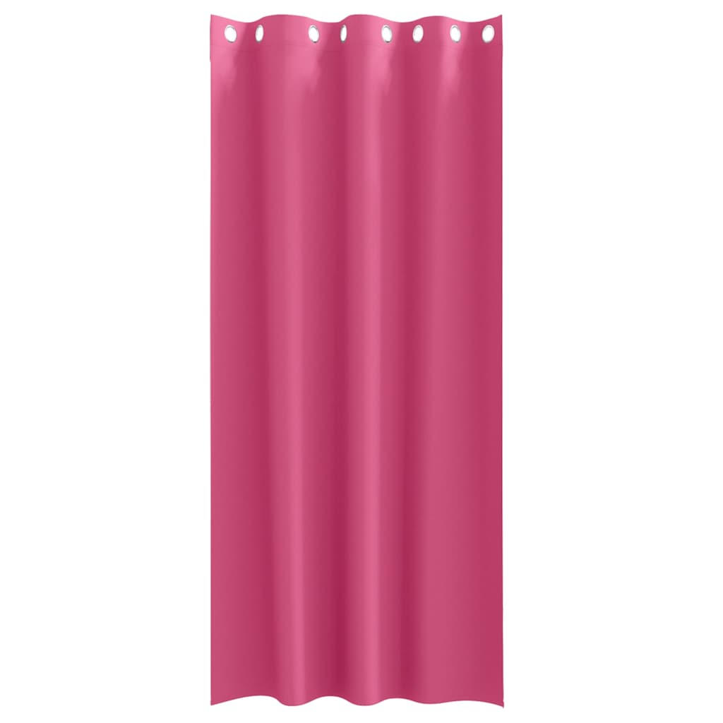Blackout Curtains with Curtains Bright Pink Polyester