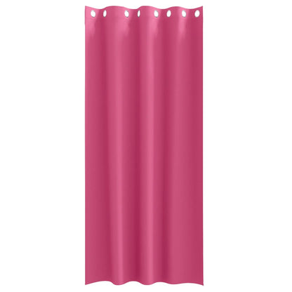 Blackout Curtains with Curtains Bright Pink Polyester