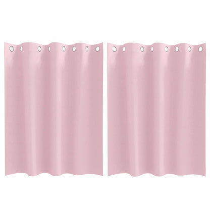 Blackout Curtains with Curtains Baby Pink Polyester