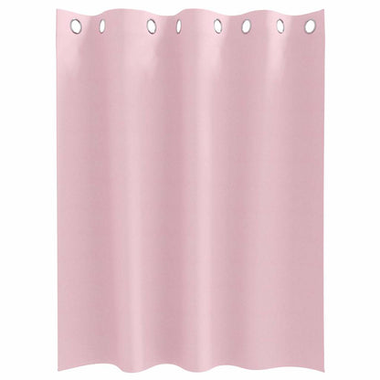 Blackout Curtains with Curtains Baby Pink Polyester