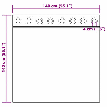 Blackout Curtains with Curtains Baby Pink Polyester