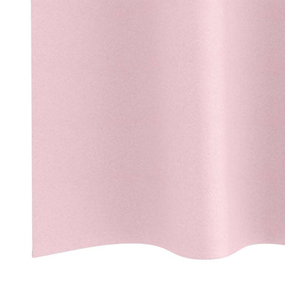 Blackout Curtains with Rings 2 pcs Baby Pink 225 x 140 cm