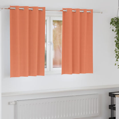 Blackout Curtains with Curtains Terracotta Polyester
