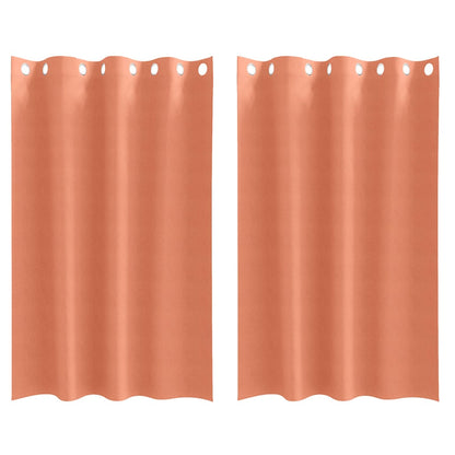 Blackout Curtains with Curtains Terracotta Polyester
