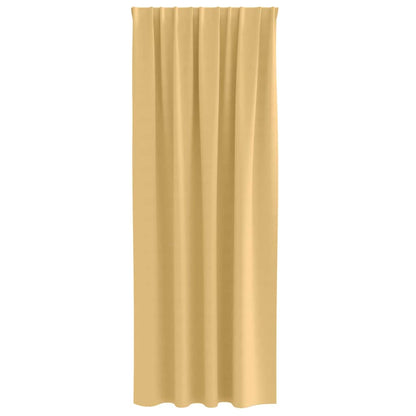 Blackout Curtains with Curtains Beige Polyester