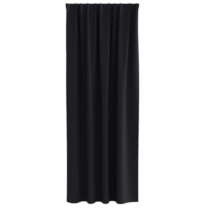 Blackout Curtains with Curtains Black Polyester