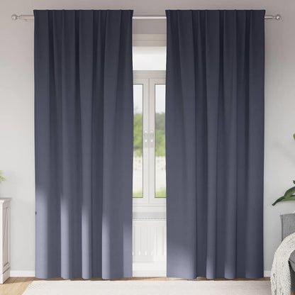 Blackout Curtains with Curtains Anthracite Polyester