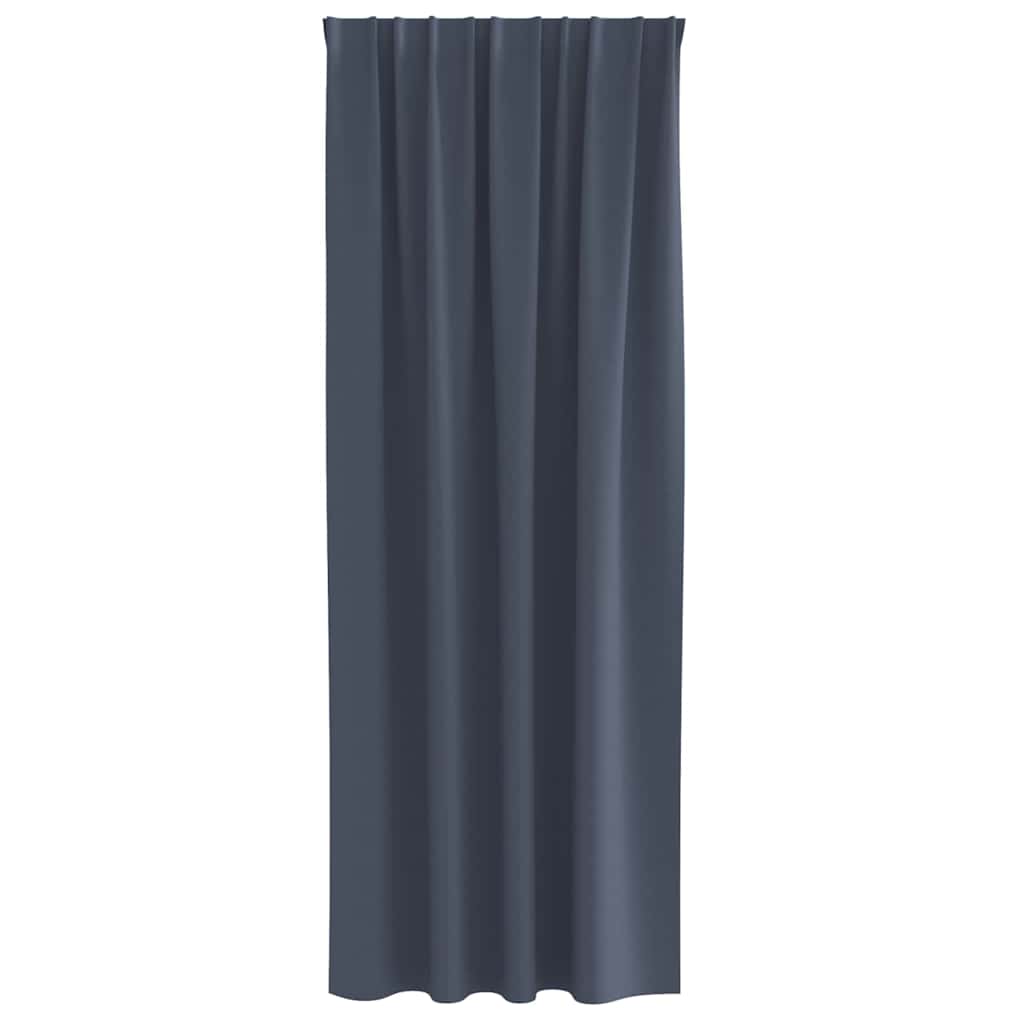 Blackout Curtains with Curtains Anthracite Polyester