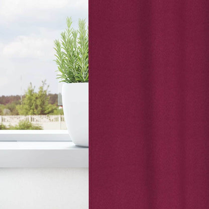 Blackout Curtains with Curtains Wine Red Polyester