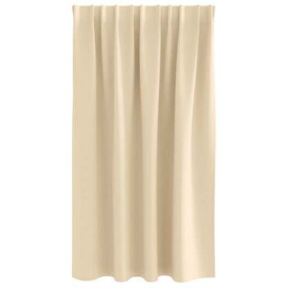 Blackout Curtains with Curtains Cream Polyester
