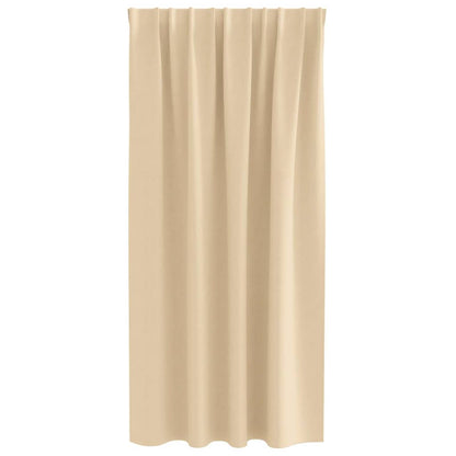 Blackout Curtains with Curtains Cream Polyester