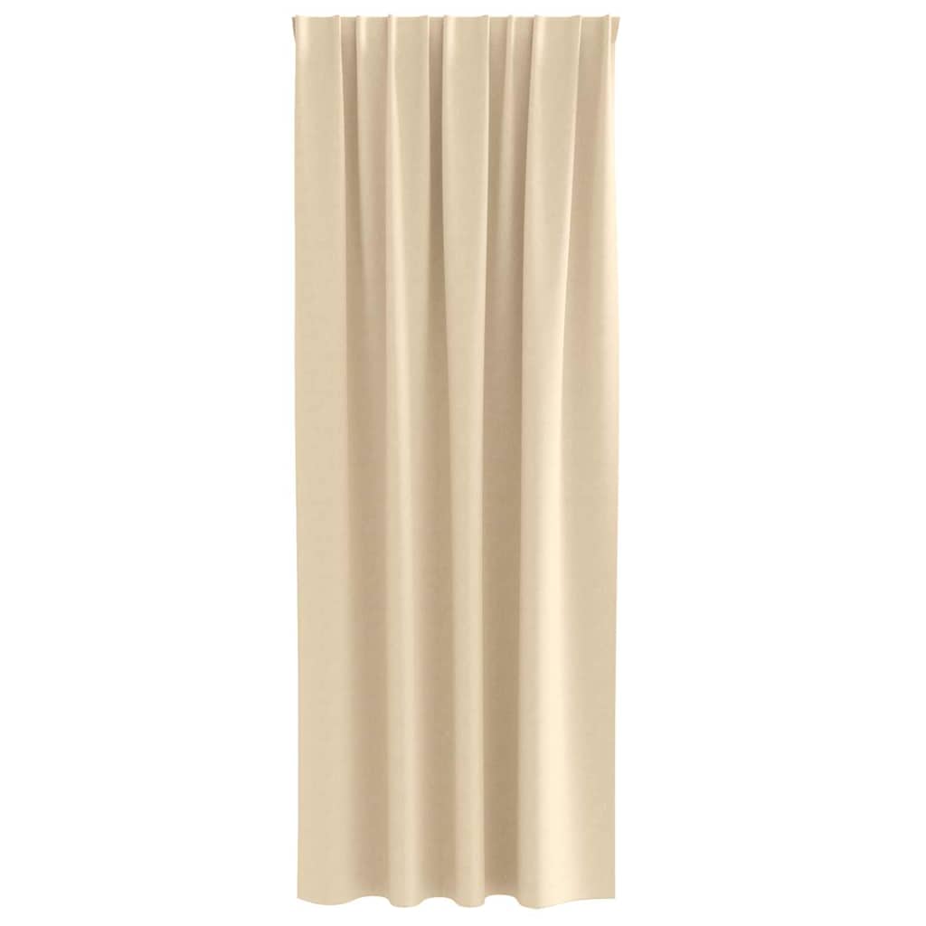 Blackout Curtains with Curtains Cream Polyester