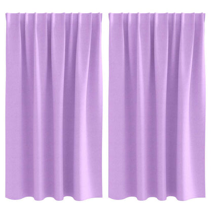 Blackout Curtains with Curtains Purple Polyester