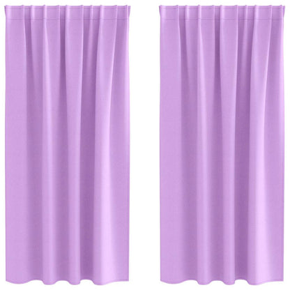Blackout Curtains with Curtains Purple Polyester