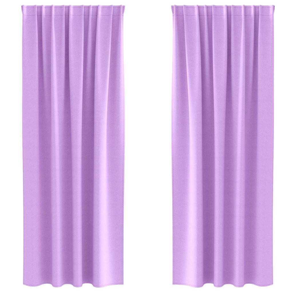 Blackout Curtains with Curtains Purple Polyester