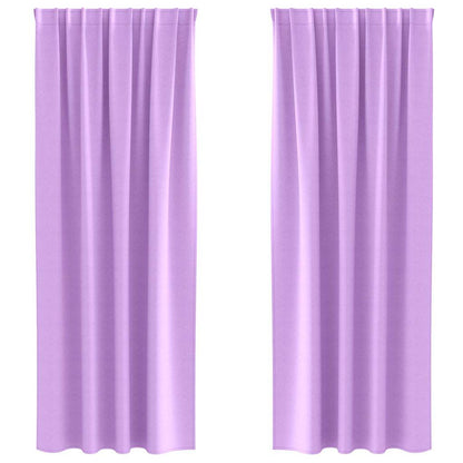 Blackout Curtains with Curtains Purple Polyester