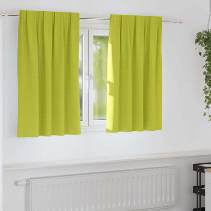 Blackout Curtains with Curtains Green Polyester