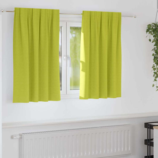 Blackout Curtains with Curtains Green Polyester