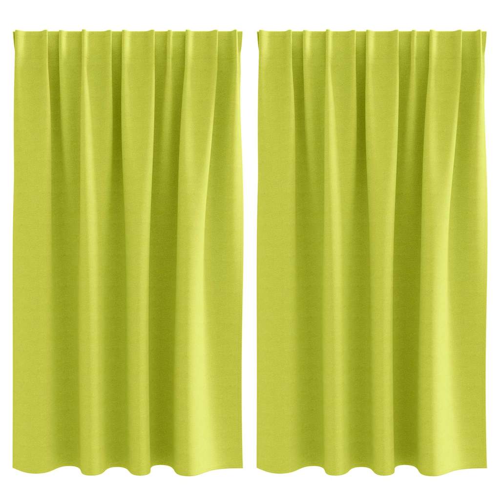 Blackout Curtains with Curtains Green Polyester