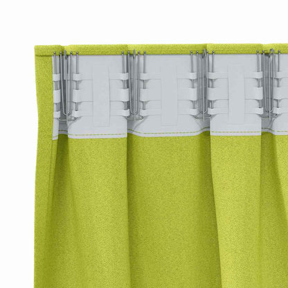 Blackout Curtains with Curtains Green Polyester