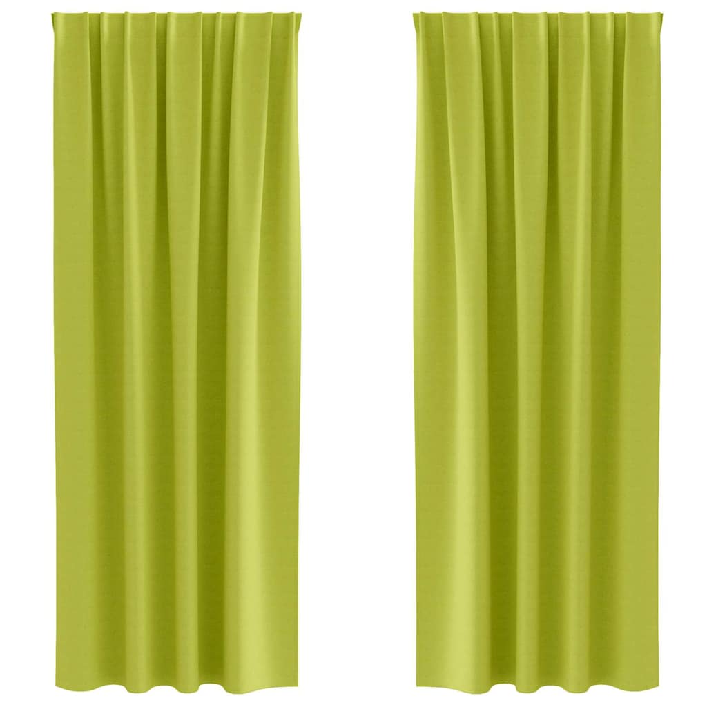 Blackout Curtains with Curtains Green Polyester