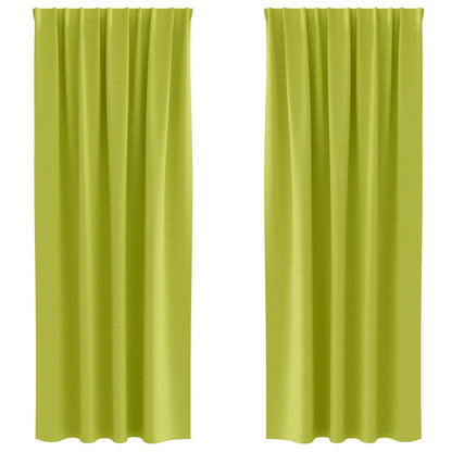 Blackout Curtains with Curtains Green Polyester