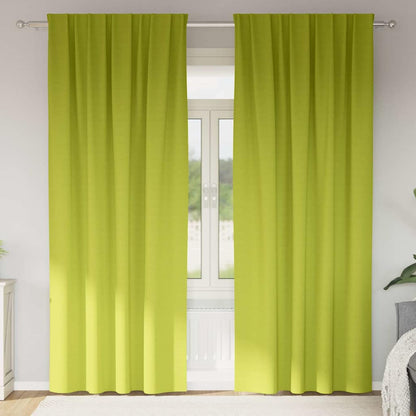 Blackout Curtains with Curtains Green Polyester