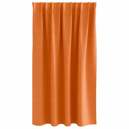 Blackout Curtains with Curtains Bright Orange Polyester