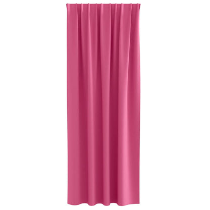 Blackout Curtains with Curtains Bright Pink Polyester